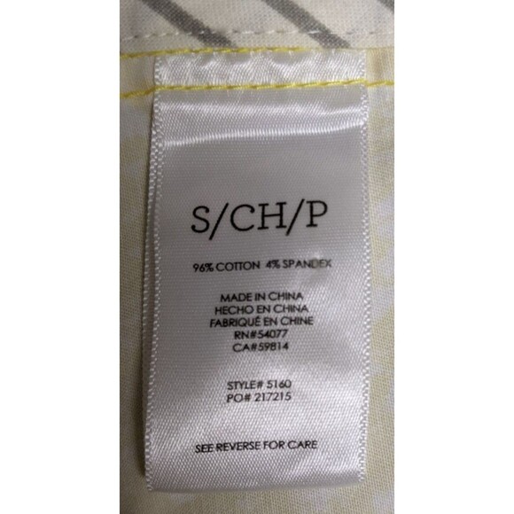 Cabi # 5160 Yellow Floral "Field Jacket" 4-Pocket Long Sleeve Button-Up Coat SM - Picture 8 of 8